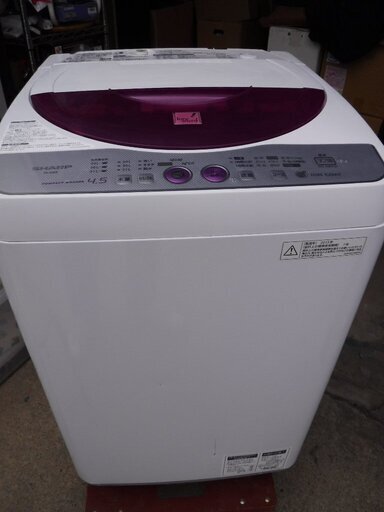 シャープ 洗濯機 4.5kg ES-45E8