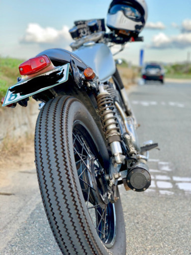 SR400 世田谷ベースカラー cafe custom 車検令和2年10月迄 グーバイク