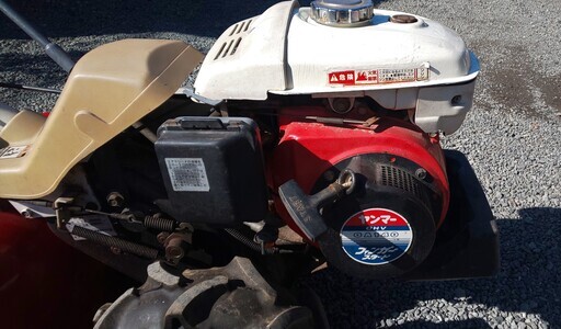 三菱　ガソリンエンジンミニ耕うん機MMR65（ヤンマーエンジン4.8馬力乗せ換え機）　日置市　伊集院町 三菱 ガソリンエンジンミニ耕うん機MMR65（ヤンマーエンジン4.8馬力