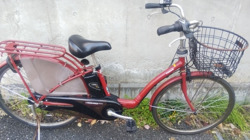 Panasonic　電動アシスト自転車　ギュットプラス　レッド　　2011モデル　　11月17～18日限定