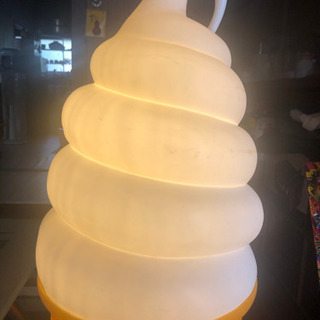 ソフトクリーム看板　中古　日成のコーン