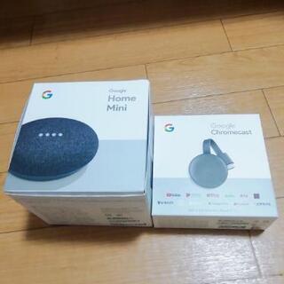 GoogleHome　Mini＋Google chrom ecast
