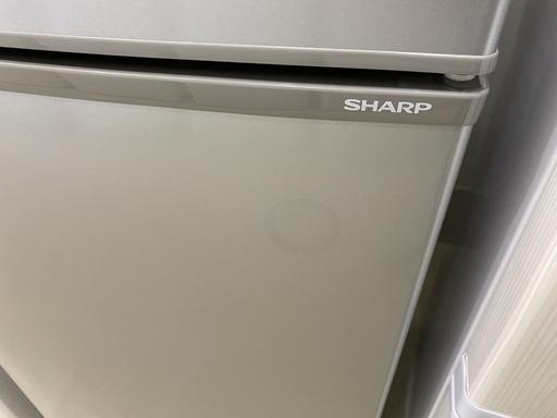 冷蔵庫 SHARP シャープ SJ-H12B-S 2016年製 2D 118L 直冷 シルバー 品