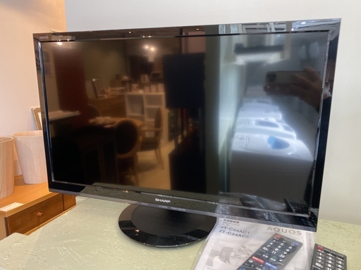 液晶カラーテレビ シャープ SHARP AQUOS 2018年製 24インチ 中古品