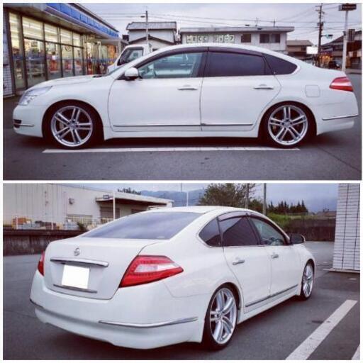 綺麗にドレスアップされた32ティアナ 上級モデル 250xv 19aw 4chフルセグ Dvd走行中視聴可 車高調 メッキグリル ローダウ Kazu 植木のティアナの中古車 ジモティー