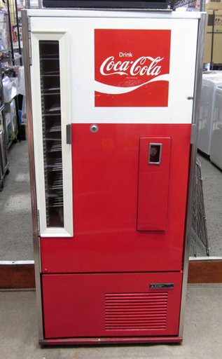 札幌 冷えます！ レア コカ・コーラ 自動販売機 自販機 瓶 Coca-Cola