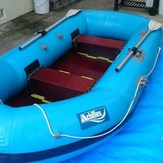 Achillesアキレスの４人乗りボート♪