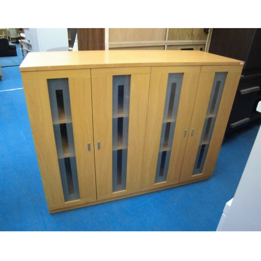 札幌 幅120cm 食器棚 キッチン ナチュラル あめ色 木製 収納 食器 家具