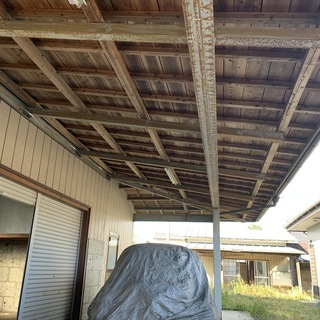 倉庫、納屋　鉄骨製外屋根骨組み　重量鉄骨製　高根沢町 倉庫、納屋 鉄骨製外屋根骨組み 重量鉄骨製 高根沢町