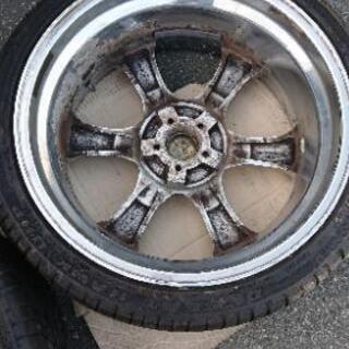 【売約済】BAZO 22インチ アルミホイール 265/35R22 バリ山 2016年製 ハリアー ヴェルファイア アルファード