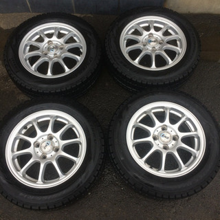24スタッドレス 195/65/15 5H PCD114.3 アルミ付4本セット