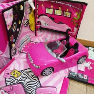 Barbie車、プレイマットボックス