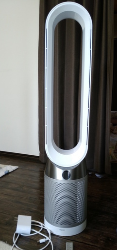 【扇風機】空気清浄機能付タワーファン（箱\b／リモコン付 ホワイト／シルバー）Dyson Pure Cool 空気清浄タワーファン