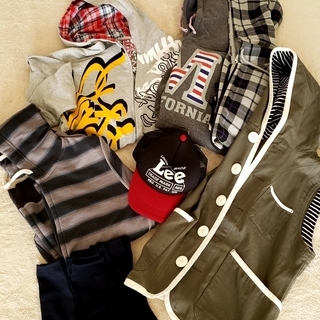 中学生男子向け洋服詰め合わせ27点 キャップ 新品靴下160 Lサイズ オリ姫 下新庄の子供用品の中古あげます 譲ります ジモティーで不用品の処分