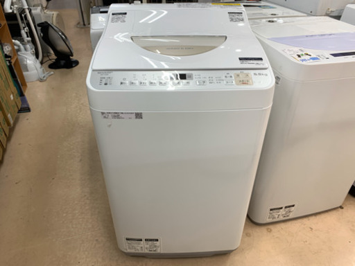 安心の6ヶ月保証付 SHARP 2018年製 全自動洗濯機【トレファク町田店】