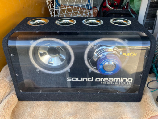 Fusion Sound Dreaming ヒュージョン ウーハー Fns Wx5l Woofer Box Tk01 道徳のカーオーディオの中古あげます 譲ります ジモティーで不用品の処分