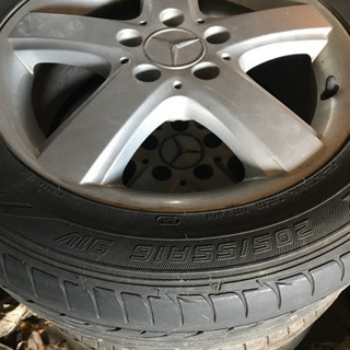 205/55/r16 ベンツ純正アルミ　タイヤはLEMANS