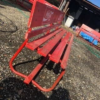 本日限定 コカコーラ ベンチ