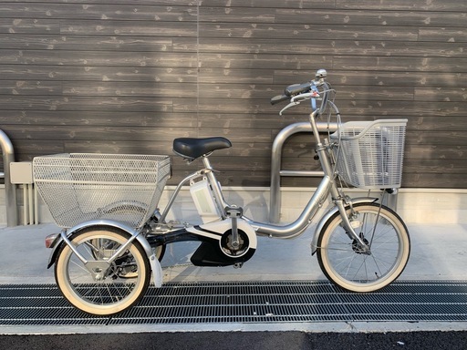 地域限定　ブリヂストン　アシスタワゴン　新基準　12,8AH　三輪車　パスワゴン　ビビライフ　神戸市　電動自転車