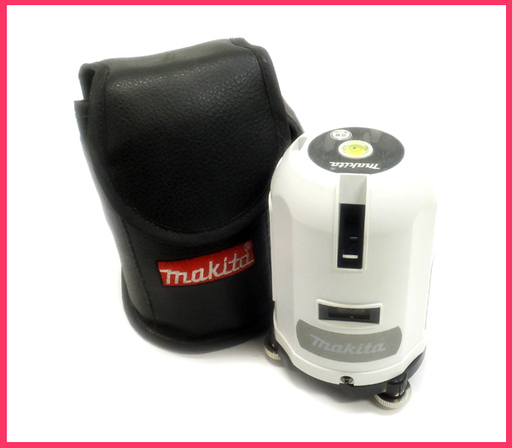 [K1117D] 美品 makita マキタ 屋内専用 レーザー墨出し器 SK11 さげふり・ろく 動作品 電動工具 大工道具