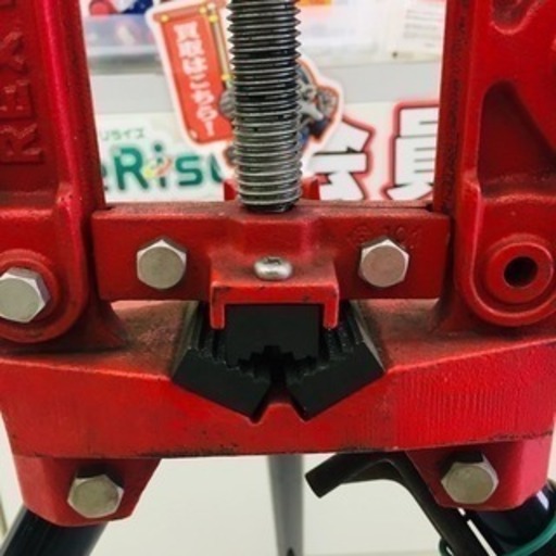 REX 手動ネジ切り機三脚バイス付き【リライズ野田愛宕店】【店頭取引  