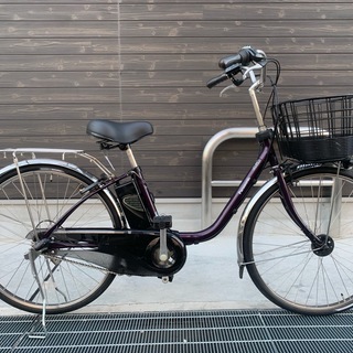 地域限定 パナソニック ビビ DX 新基準 子供乗せ パープル ナチュラ