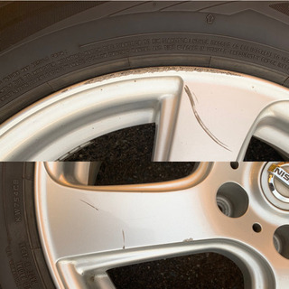 【ジモティ限定値下げ】スタッドレスタイヤとアルミ　4本セット