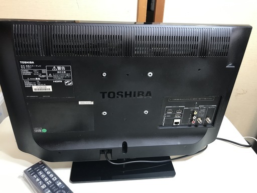 【★値下★】デジタルハイビジョン液晶テレビ 23型 TOSHIBA 管理No27 (送料無料)