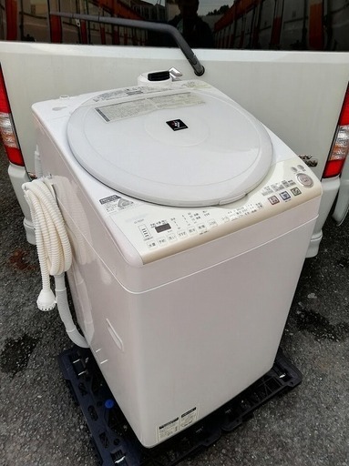 ◼️商談中■SHARP■8kgタテ型洗濯乾燥機 [乾燥容量：4.5kg] プラズマクラスター ES-T82E9