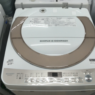 シャープ 7kg洗濯機 2018年製 ES-KS70T-N