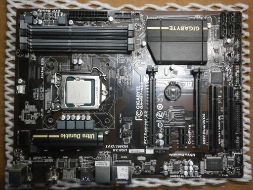 GIGABYTE GA-H87-HD3 USB3.0 LGA1150　CPU,メモリー。動作品確認済み