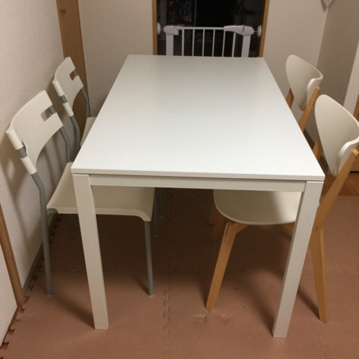 IKEA MELLTORP ダイニングテーブル イケア 4人 白