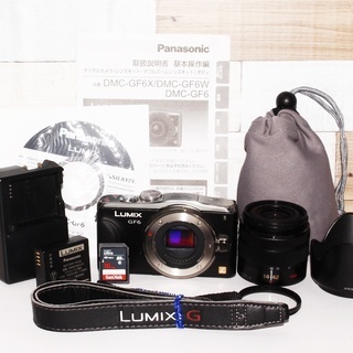 ★届いてすぐ使えるSD＆自撮り＆スマホ転送★パナソニック GF6 レンズキット