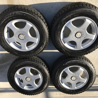 【溝深】スタッドレス＆ホイール4本セット★185/70/R14