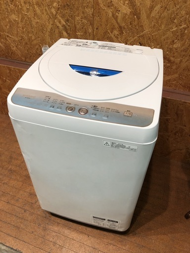 SHARP ES-GE55L 5.5kg 全自動洗濯機 2012年 分解洗浄済 - 生活家電
