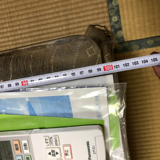 黒檀？綺麗な座卓　ガラス天板付き　180×100