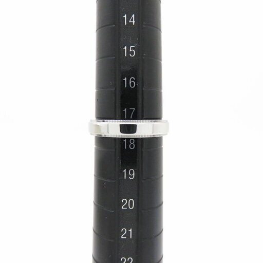 ティファニー ミルグレインエッジ リング ノーツバンド Pt950 プラチナ