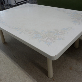 センターテーブル 幅90.5cm 昭和レトロ 折り畳みテーブル ...