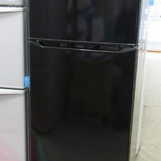札幌 2018年製 130L ハイアール 2ドア冷蔵庫 JR-N130A 黒 ブラック