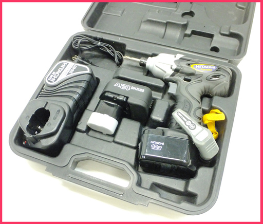 [K1117J] 日立工機 12V コードレスインパクトドライバ FWH12DC2 充電器 ケース付 動作品 電動工具 大工道具