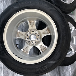 ＢＬＯＲＵＳ　ＪＵＮＥＳ16インチアルミ　５穴　PCD100/114.3　ＧＯＯＤＹＥＡＲ低燃費タイヤ　205/65Ｒ16　エスティマ等に BLORUS JUNES16インチアルミ 5穴 PCD100/114.3