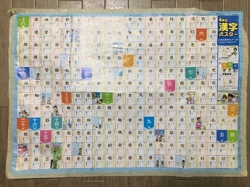 チャレンジ4年生漢字ポスター 壁に貼るだけで覚えられる あぴ 鵜の木のその他の中古あげます 譲ります ジモティーで不用品の処分 チャレンジ4年生漢字ポスター 壁に貼るだけで覚えられる あぴ 鵜の木のその他の中古あげます 譲ります ジモティーで不用品の処分