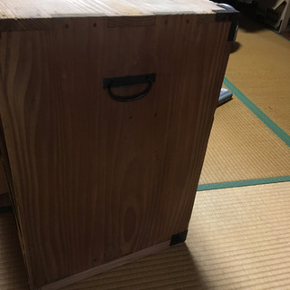 桐製茶箪笥 和風 天然木 無垢材 中古 アンティーク 大物処分