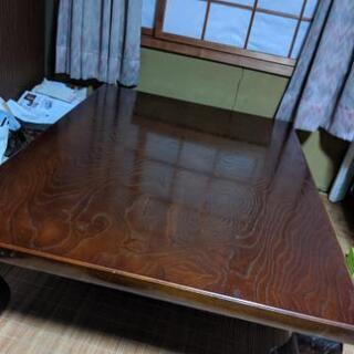 無料【木製テーブル【和室に】レトロ家具【机】和風