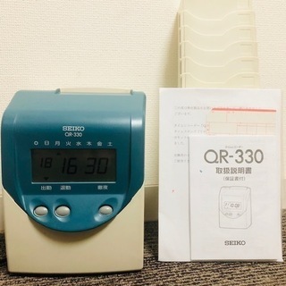 【7名分カードフォルダー&付き★タイムレコーダー・QR-330 ...