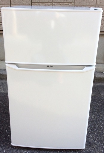 【RKGRE-185】特価！ハイアール/85L 2ドア冷凍冷蔵庫/JR-N85C/中古品/2018年製/当社より近隣無料配達！