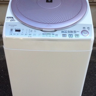 【RKGSE-126】特価！SHARP/8.0kg プラズマクラスター洗濯乾燥機/ ES-TX820-P /中古/2013年製/当社より近隣地域無料配達 RKGSE-126】特価！SHARP/8.0kg プラズマクラスター洗濯乾燥機/ ES