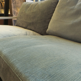 売り切れました11-1 お持ち帰り限定! 【新古品】 【展示品】 Francfranc W1535  サルト ２人掛けソファ エメラルドグリーン×ホワイト