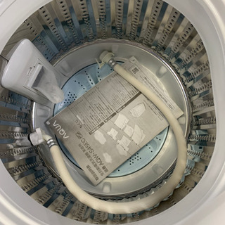 生活家電 AQUA AQW-S45EC 4.5kg 2017年製 洗濯機
