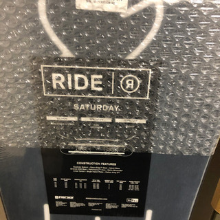 スノボ　今期モデル　ride SATUDAY 未使用品とおまけ